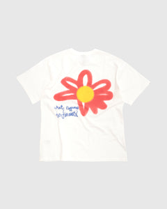 Off-White Red Flower T-shirt