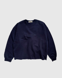 Basic Lacivert Sweatshirt